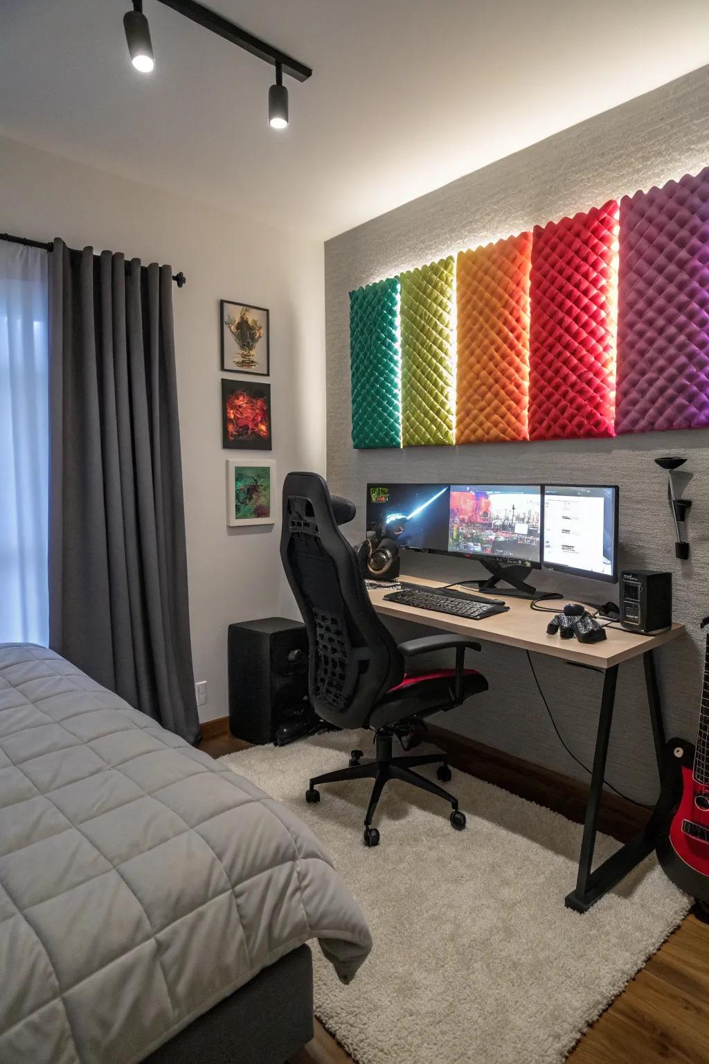 Sound panels make gaming sound better.
