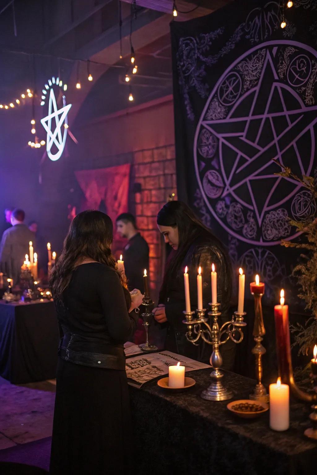 Intrigue your guests with an enchanting mystic night theme.