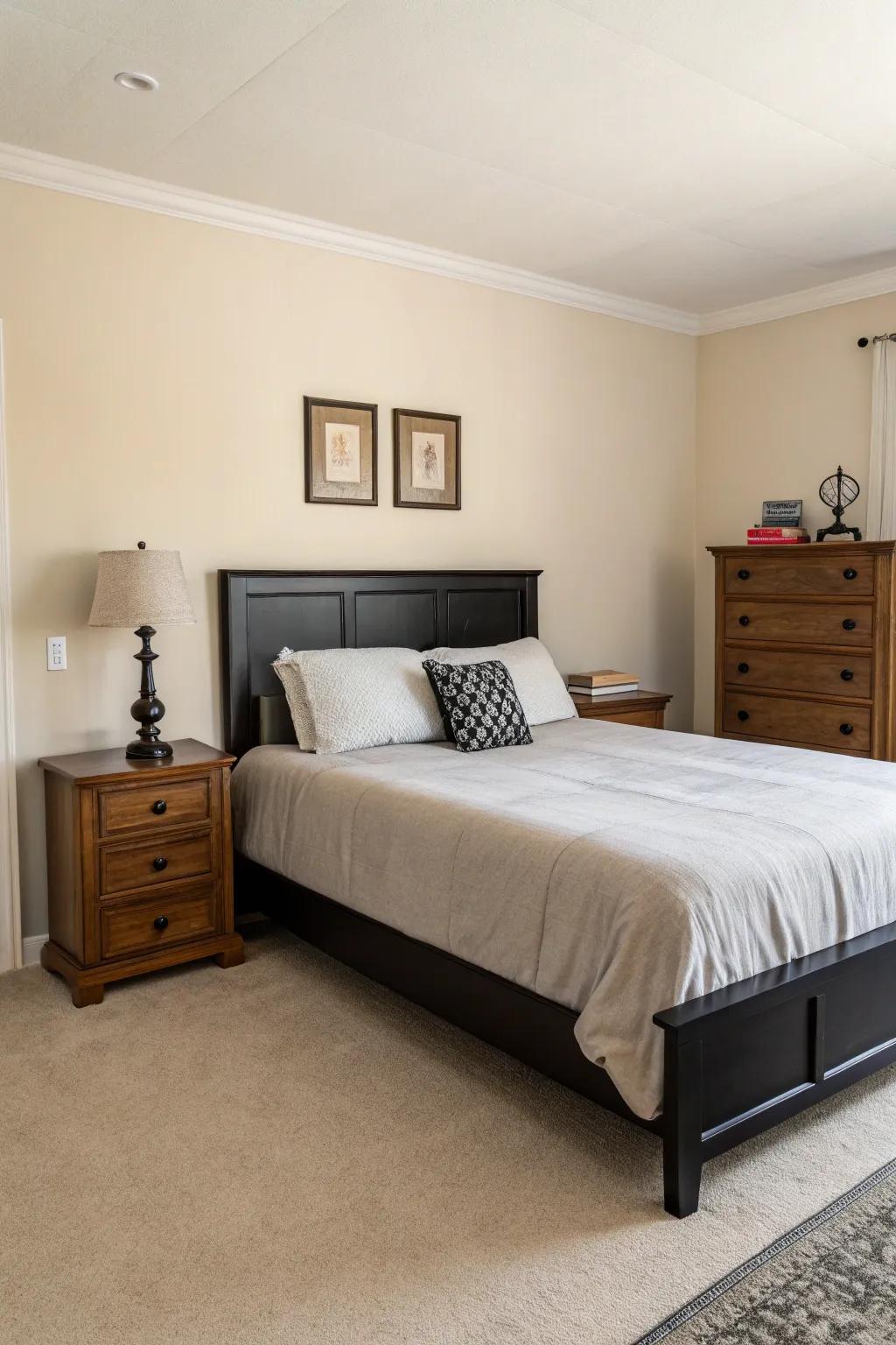 Design minimalism highlights the elegance of the design palette.