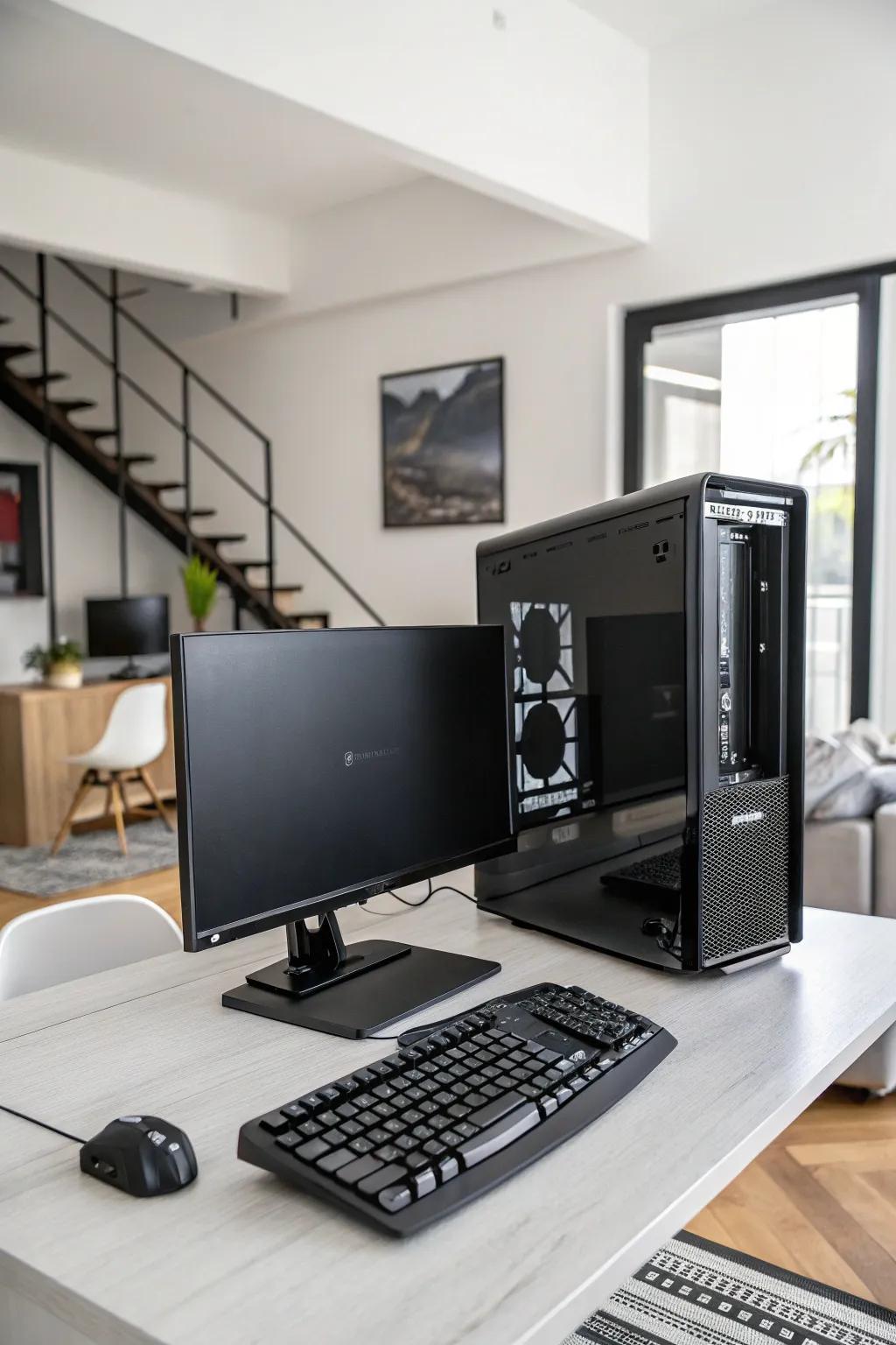 Classic sophistication makes for a timeless setup.
