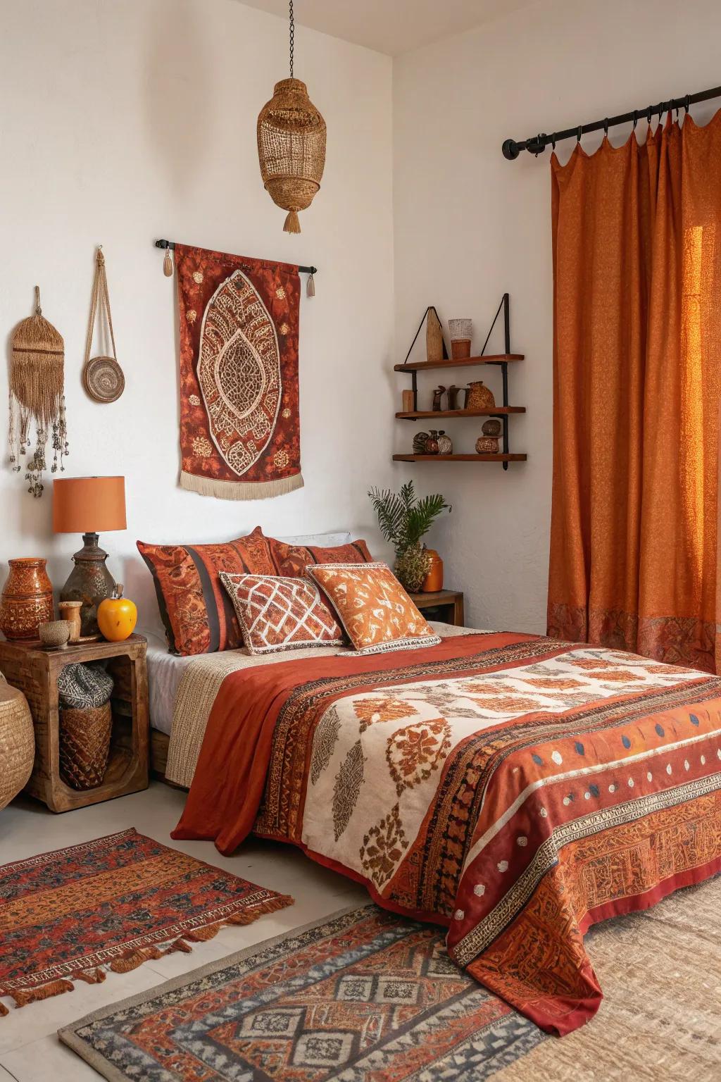 Worldwide patterns infusing a worldly sensation.