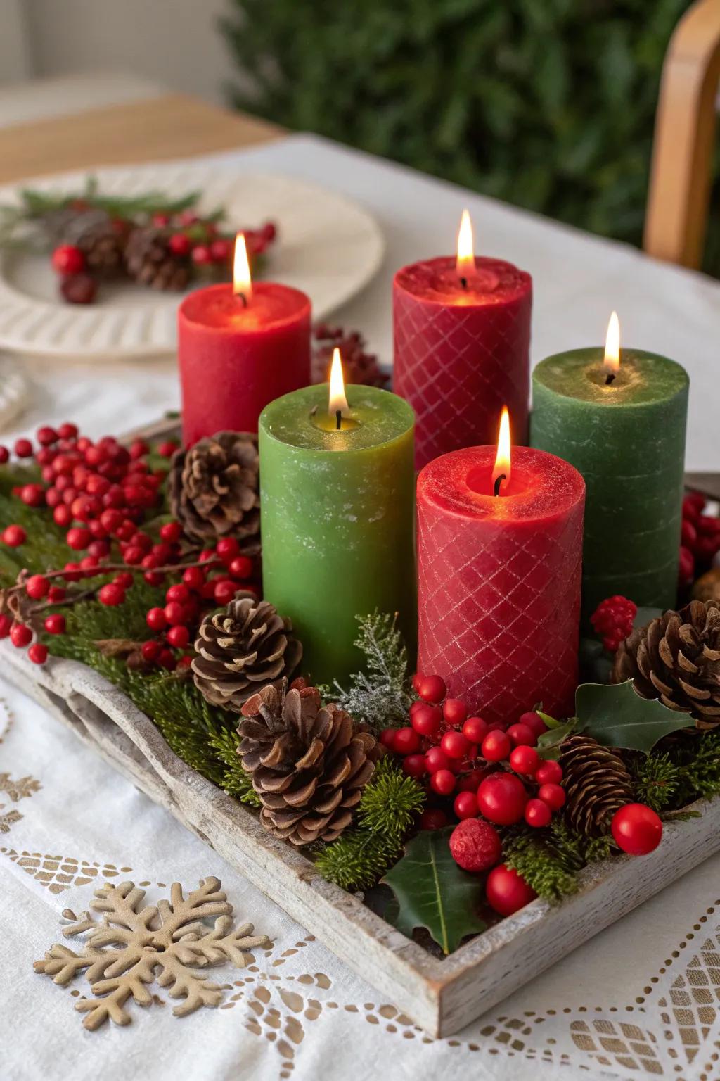 A festive design brings holiday cheer to your home.