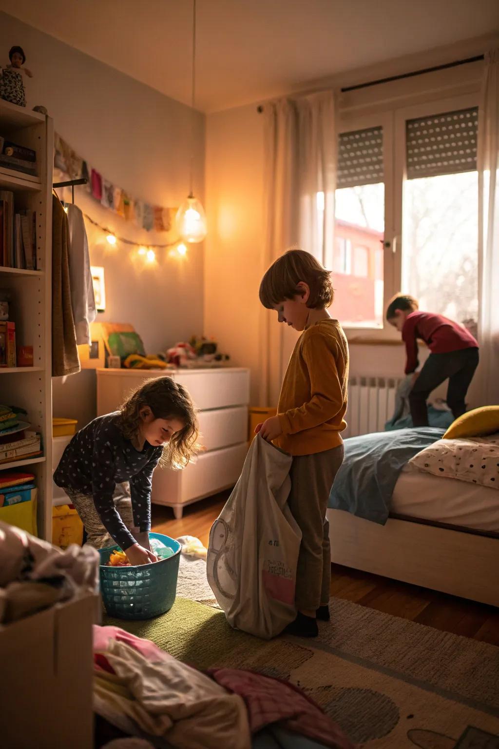 Conclude the day with a calming chamber reset practice.