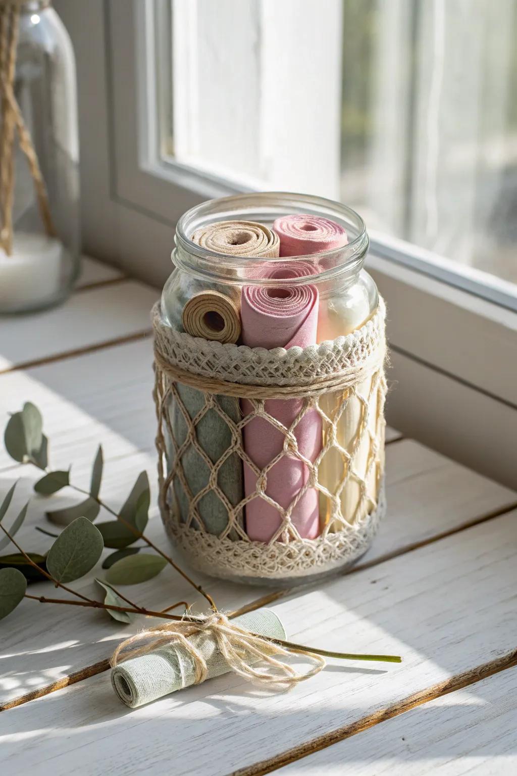 Capture moments and cherish friendships with a DIY Keepsake Jar. A simple, heartfelt gift idea for the holiday season.