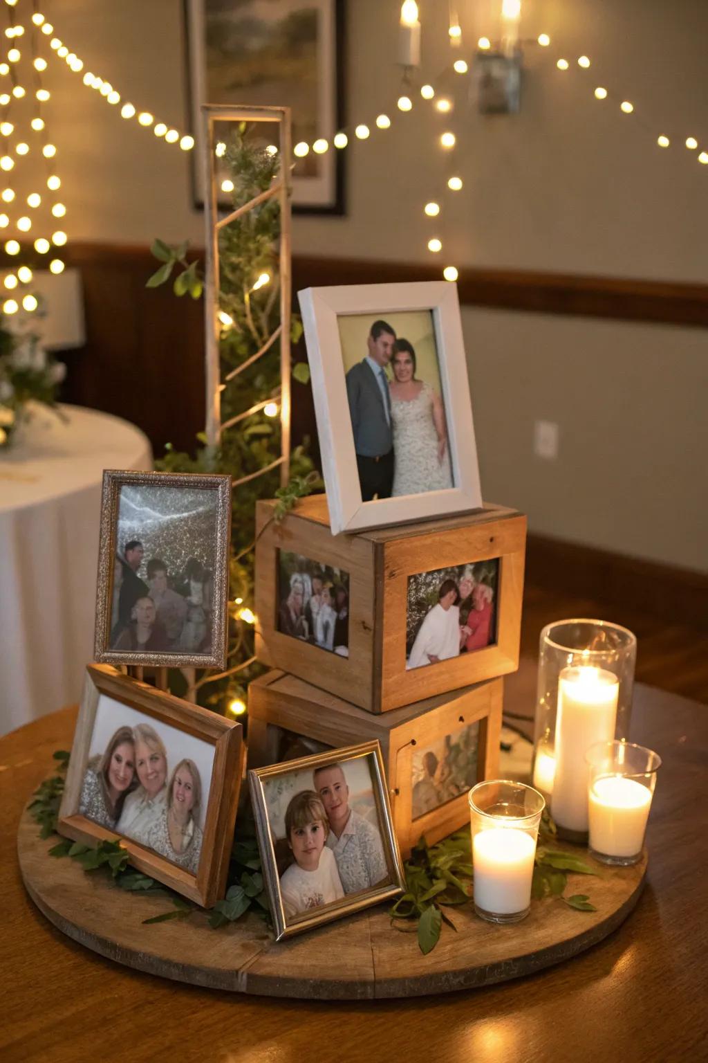 Personal touches make your centerpiece meaningful and unique.