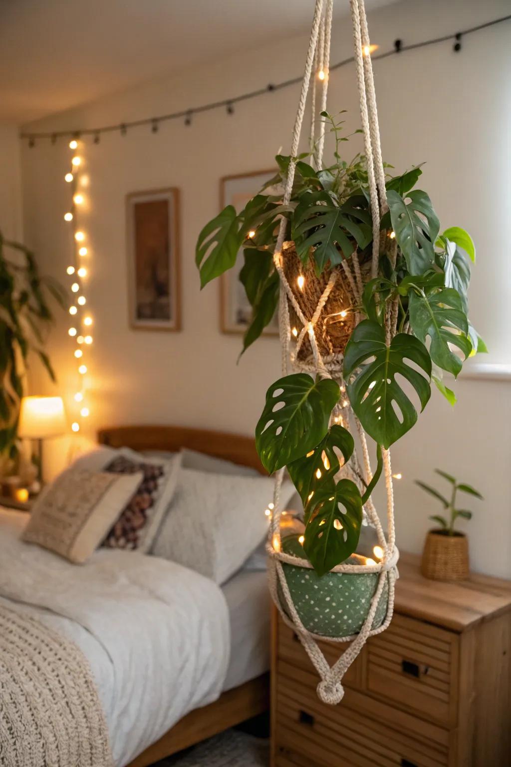 Add a magical touch with miniature lamps