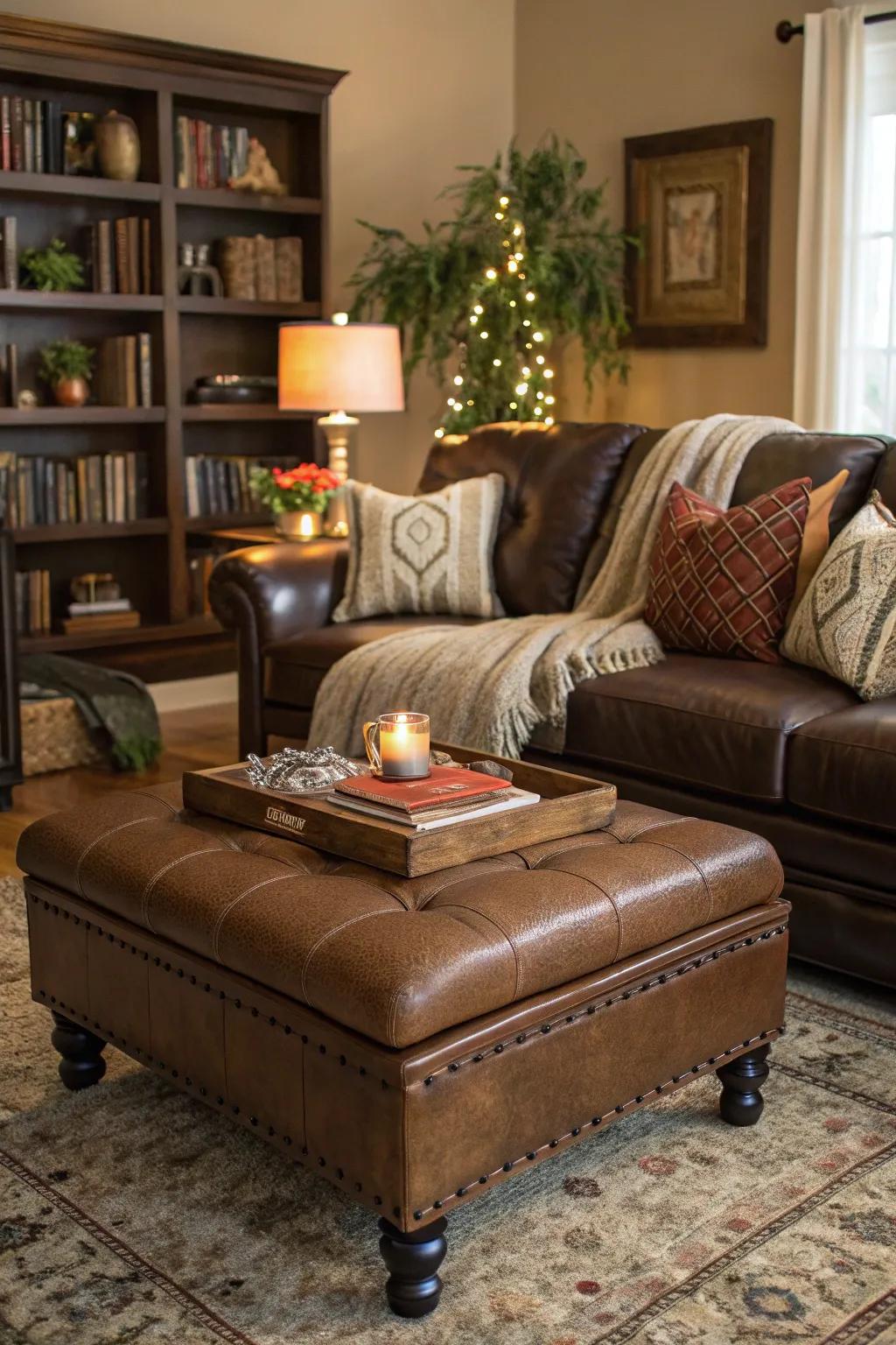 Benches offer comfort and functionality in one piece.