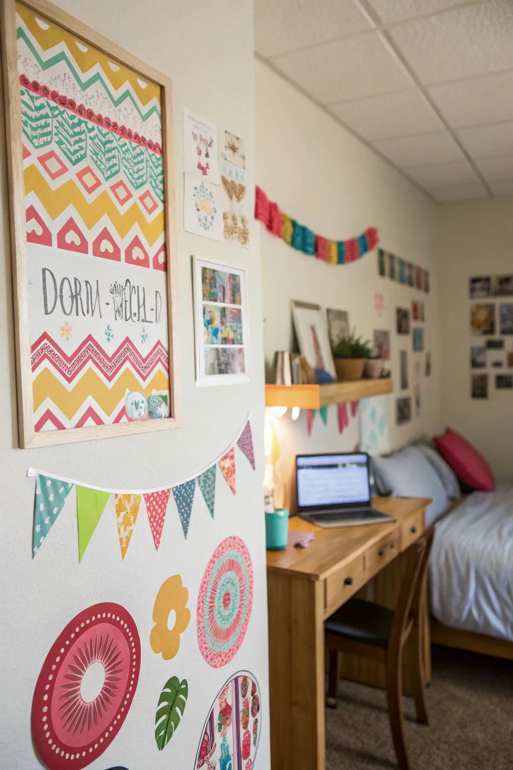 Wall stickers personalize your space effortlessly.