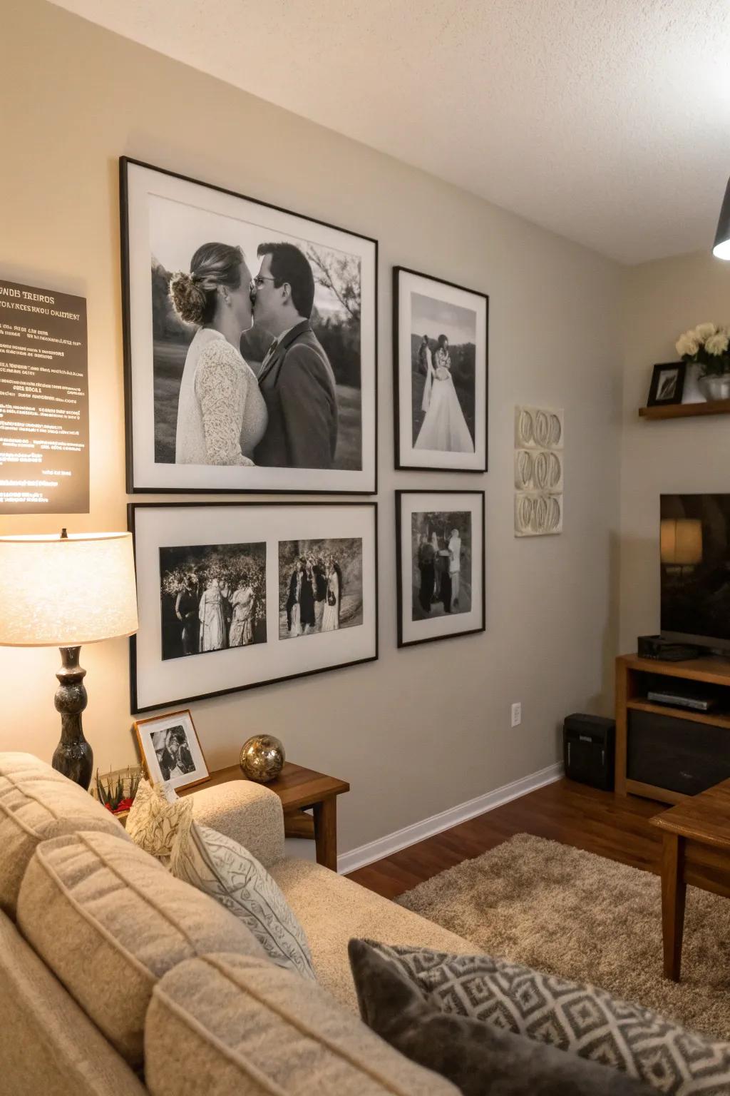 A monochromatic arrangement renders a tranquil and uniform manifestation.