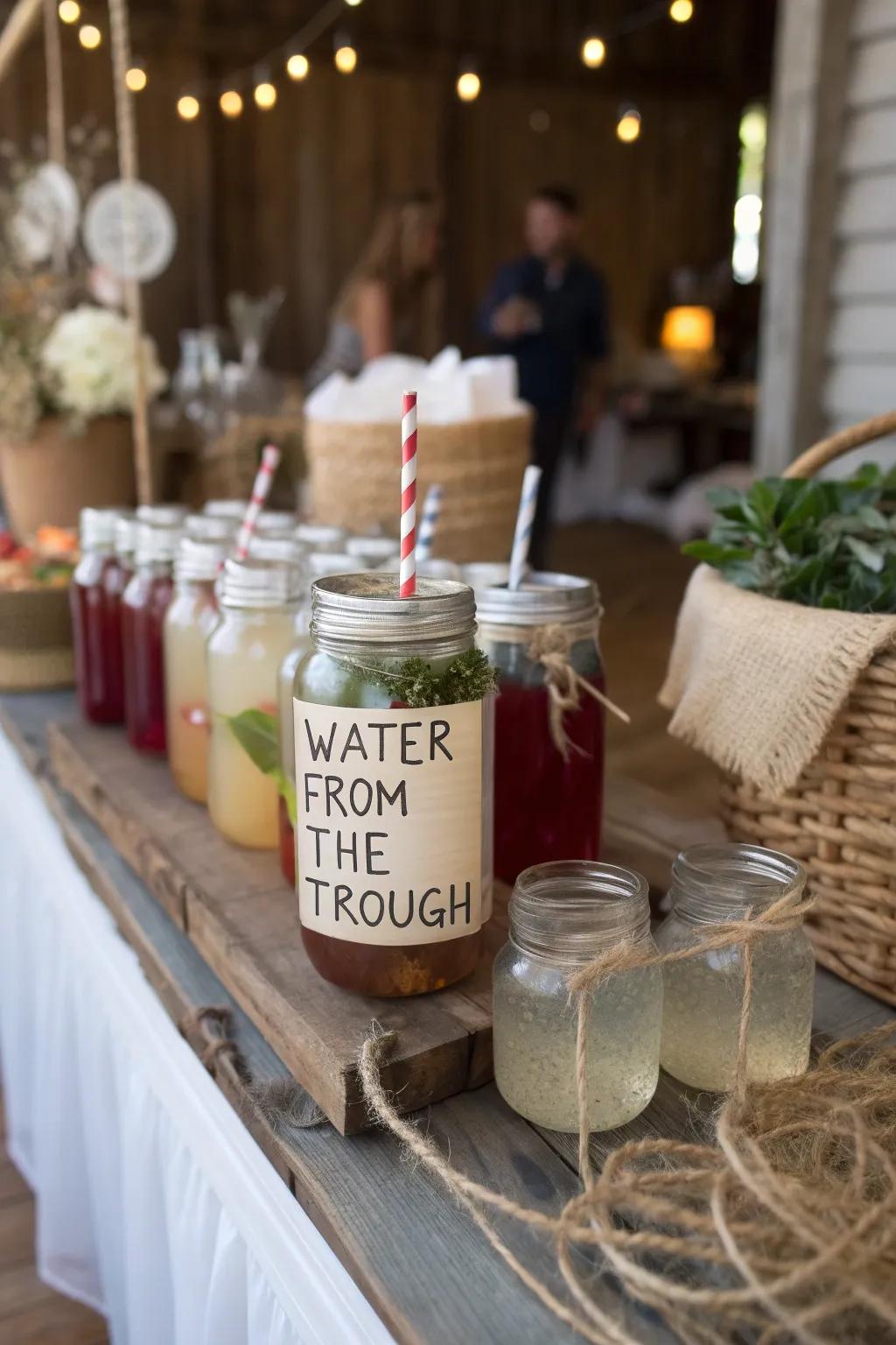 Quench thirst with cleverly themed Western drinks.