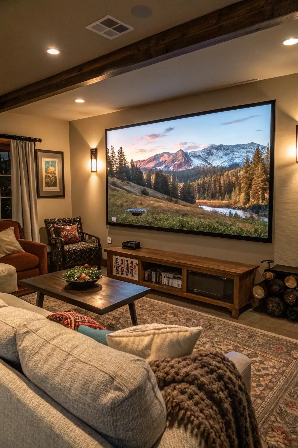 Large digital displays are sure to make a bold statement.