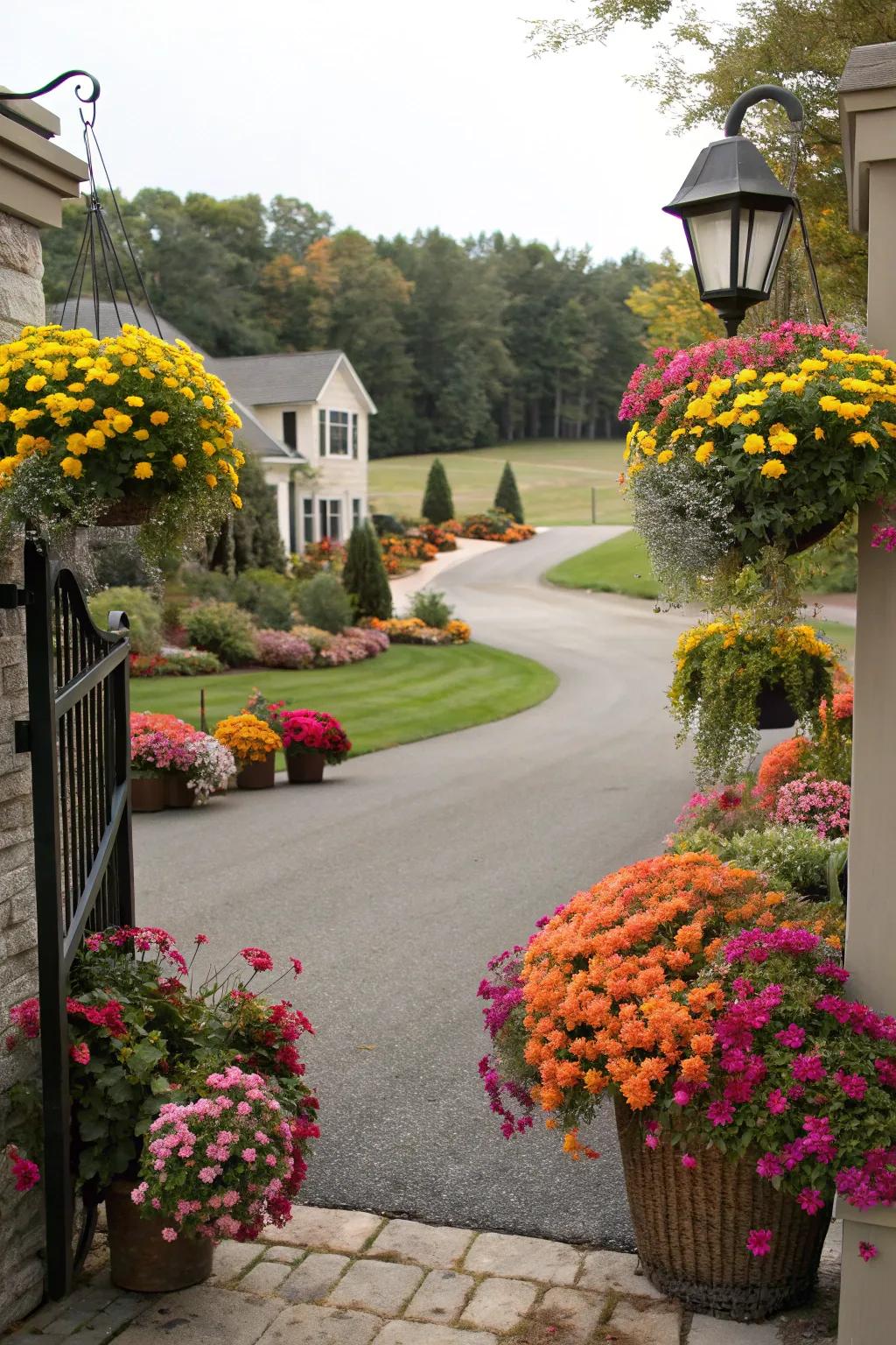 Periodic blossom installations ensure a current and exciting panorama.