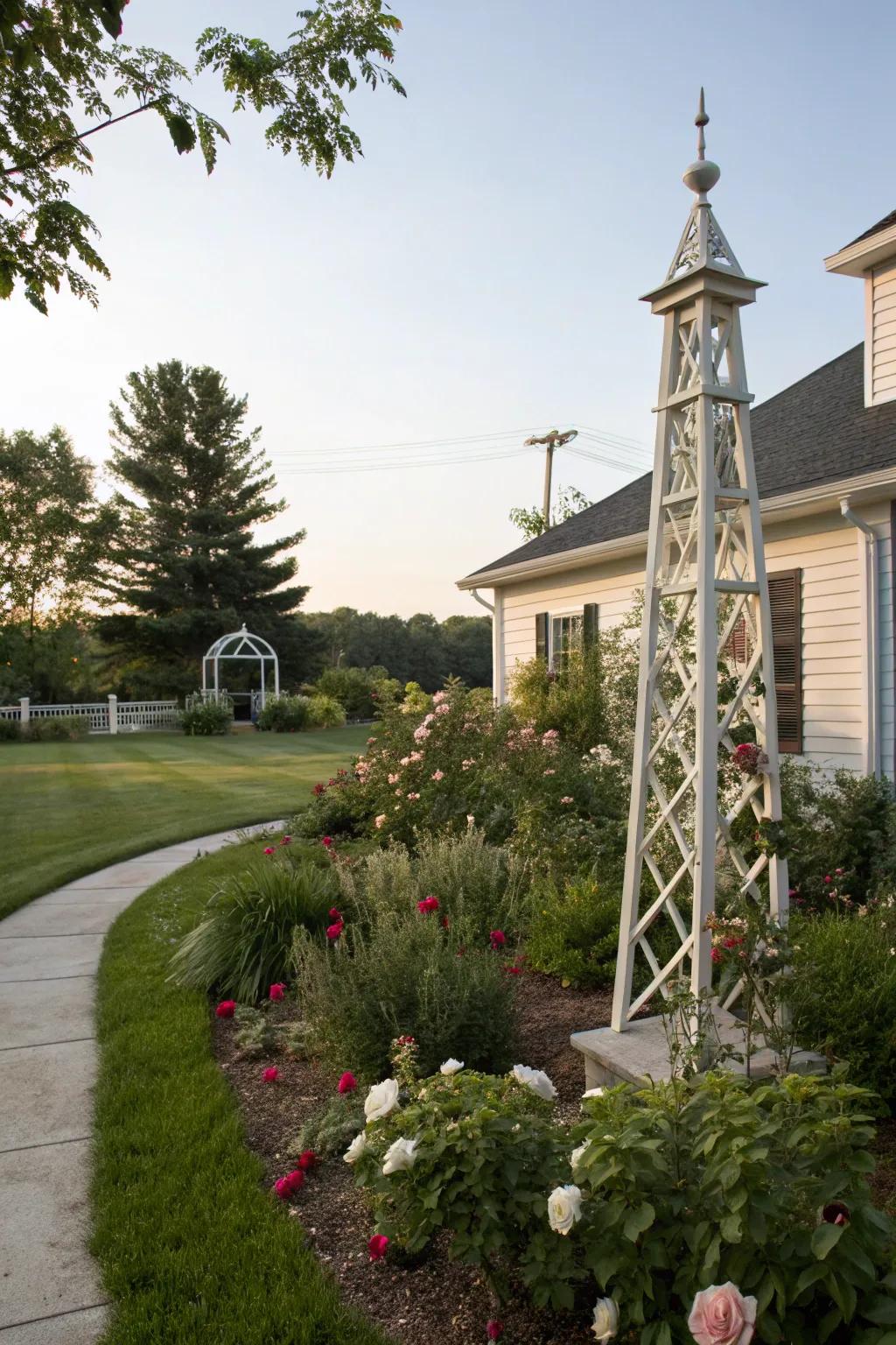 Incorporate unique ornamental highlights for year-round interest.