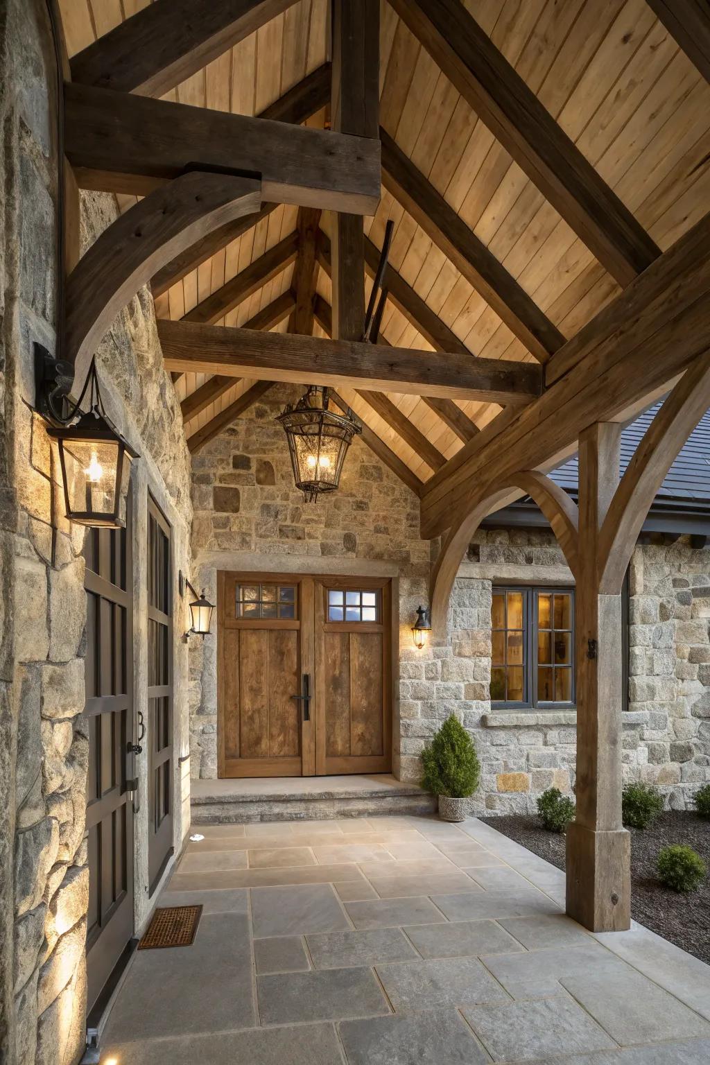 Structural details enhance the aesthetic.