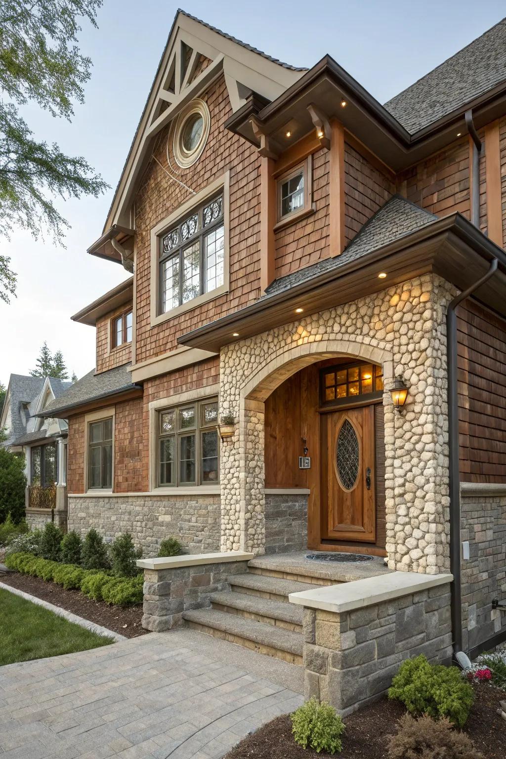 A textured finish providing visual interest to your home.