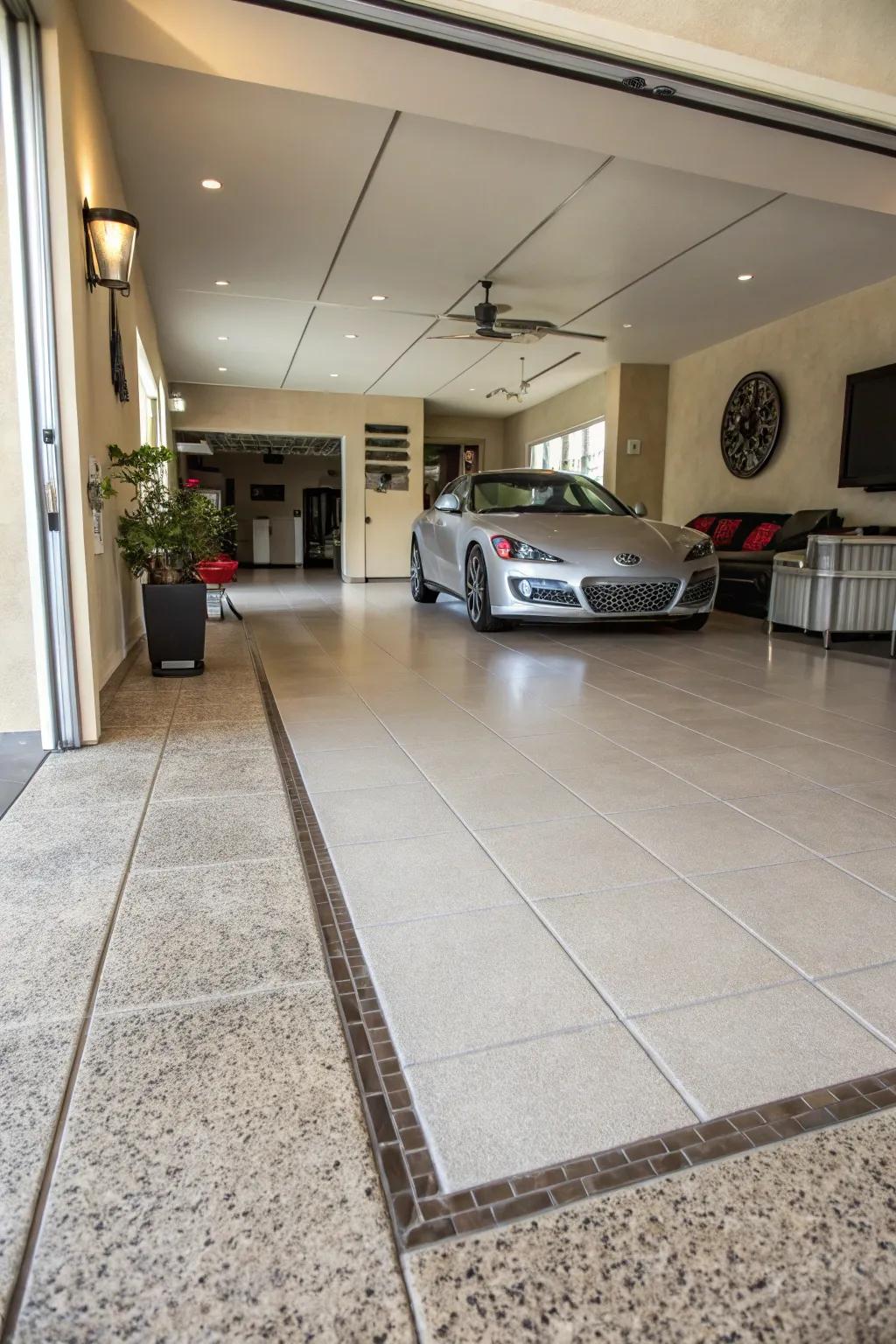 Seamless transitions offer a unified and sophisticated home design.