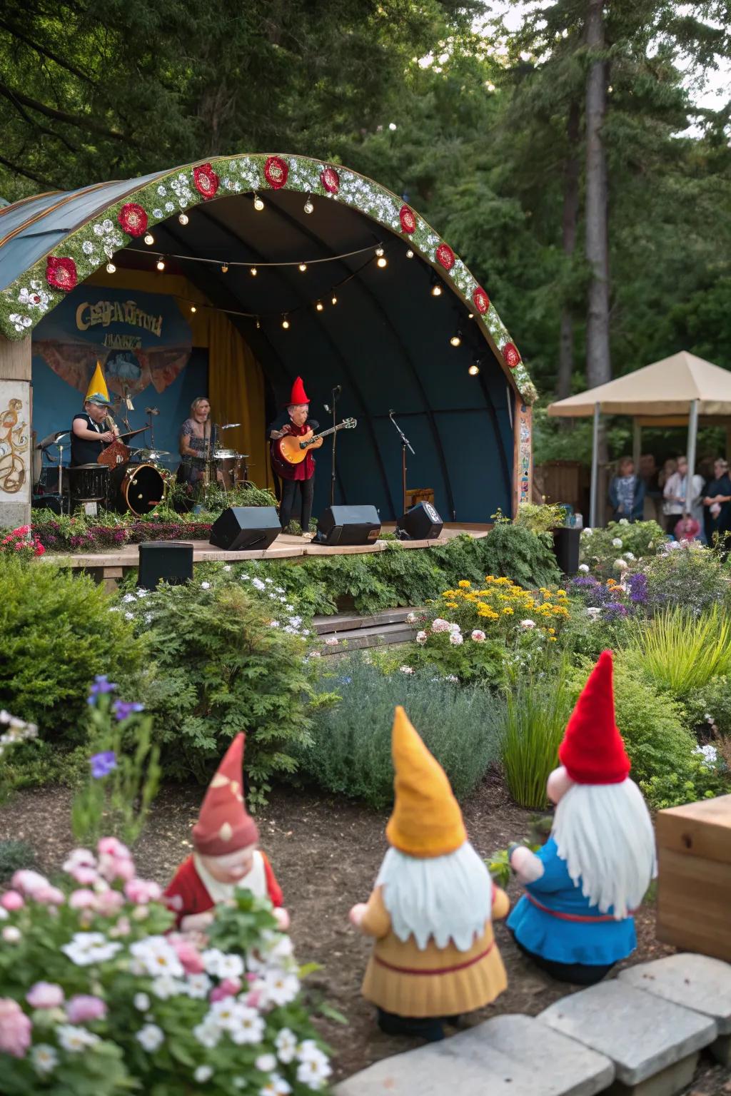 A spirited gnome tune fest prepared to thrill.