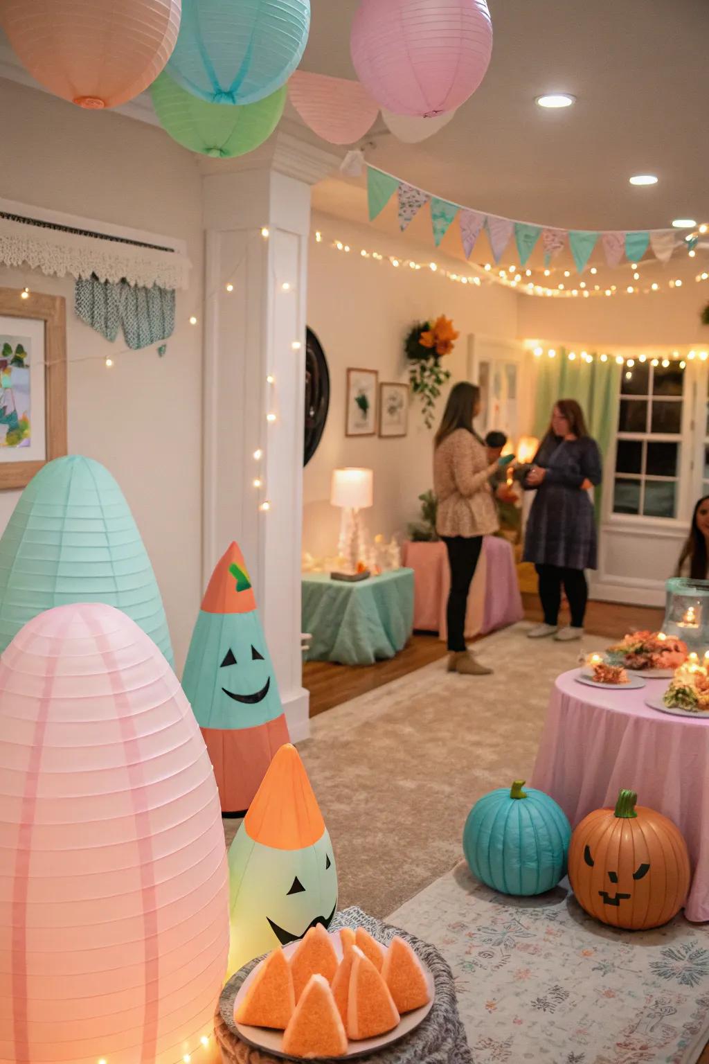 Feel a fun and gentle light Halloween.