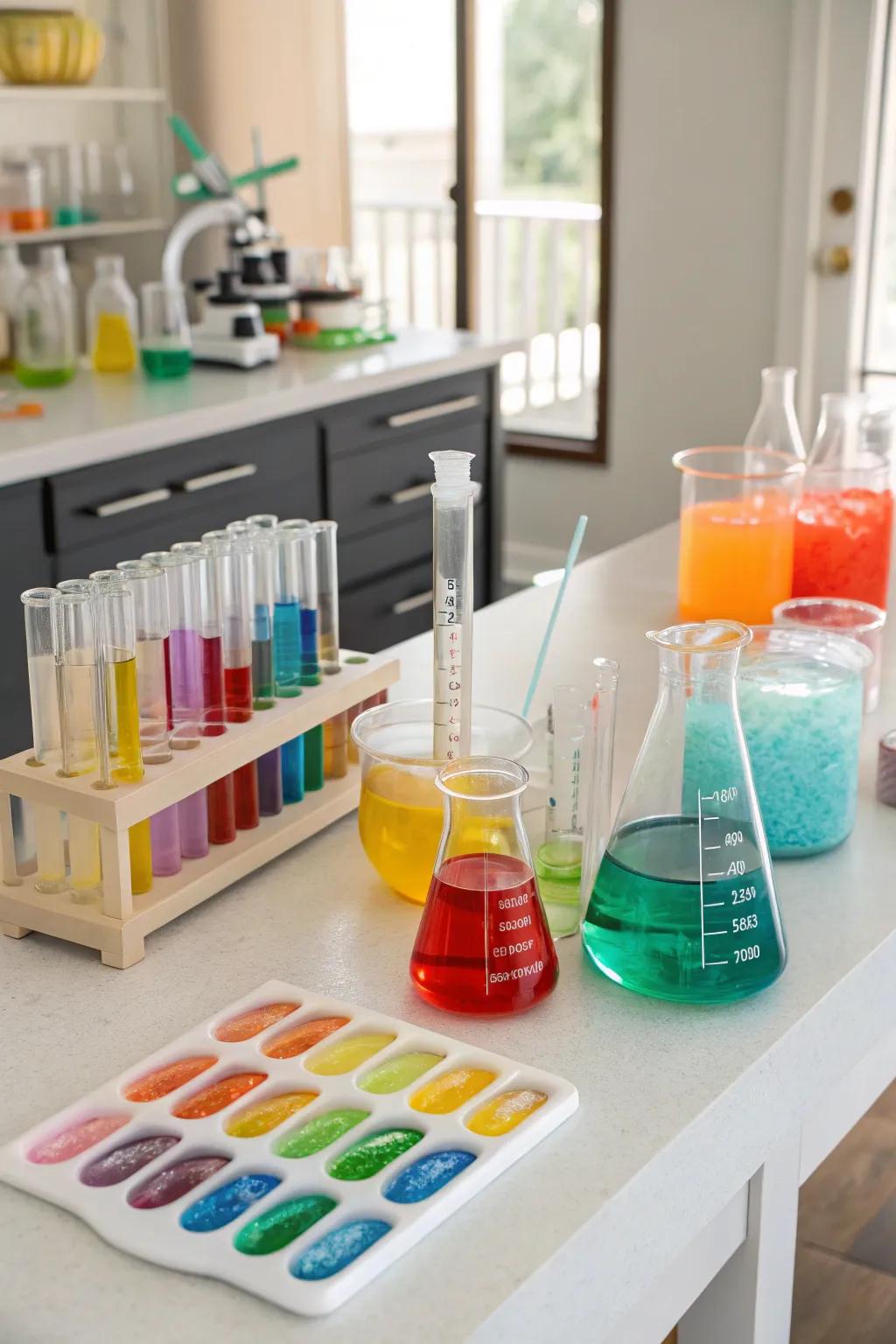 An captivating domestic scientific exploration setup tailored for curious intellects.