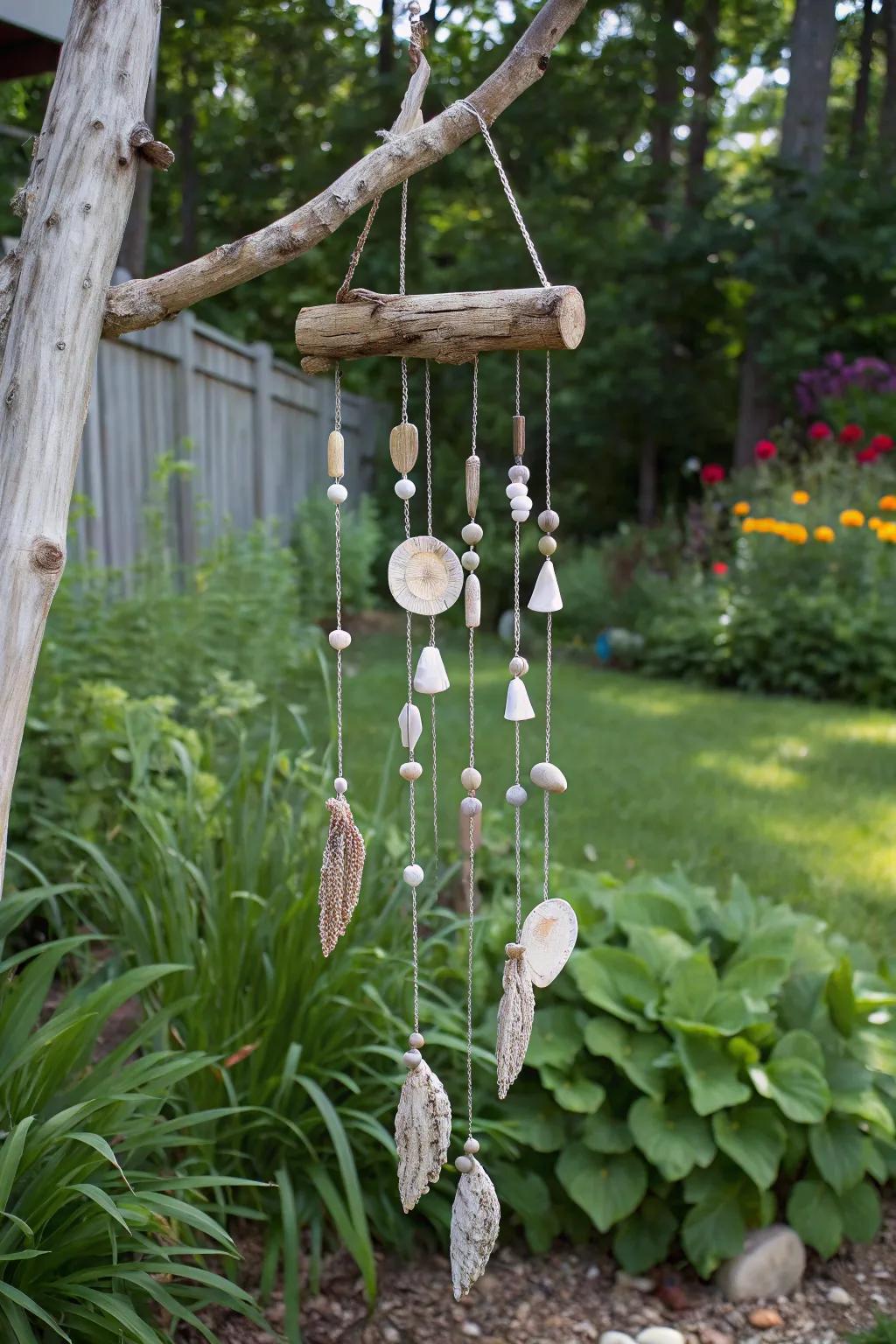 Add sound and movement with a handmade sound ornament.