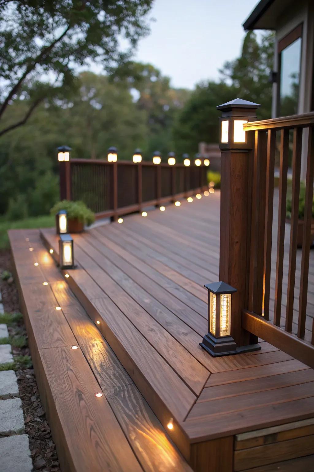 Eco-conscious elements enhance your deck's sustainability.