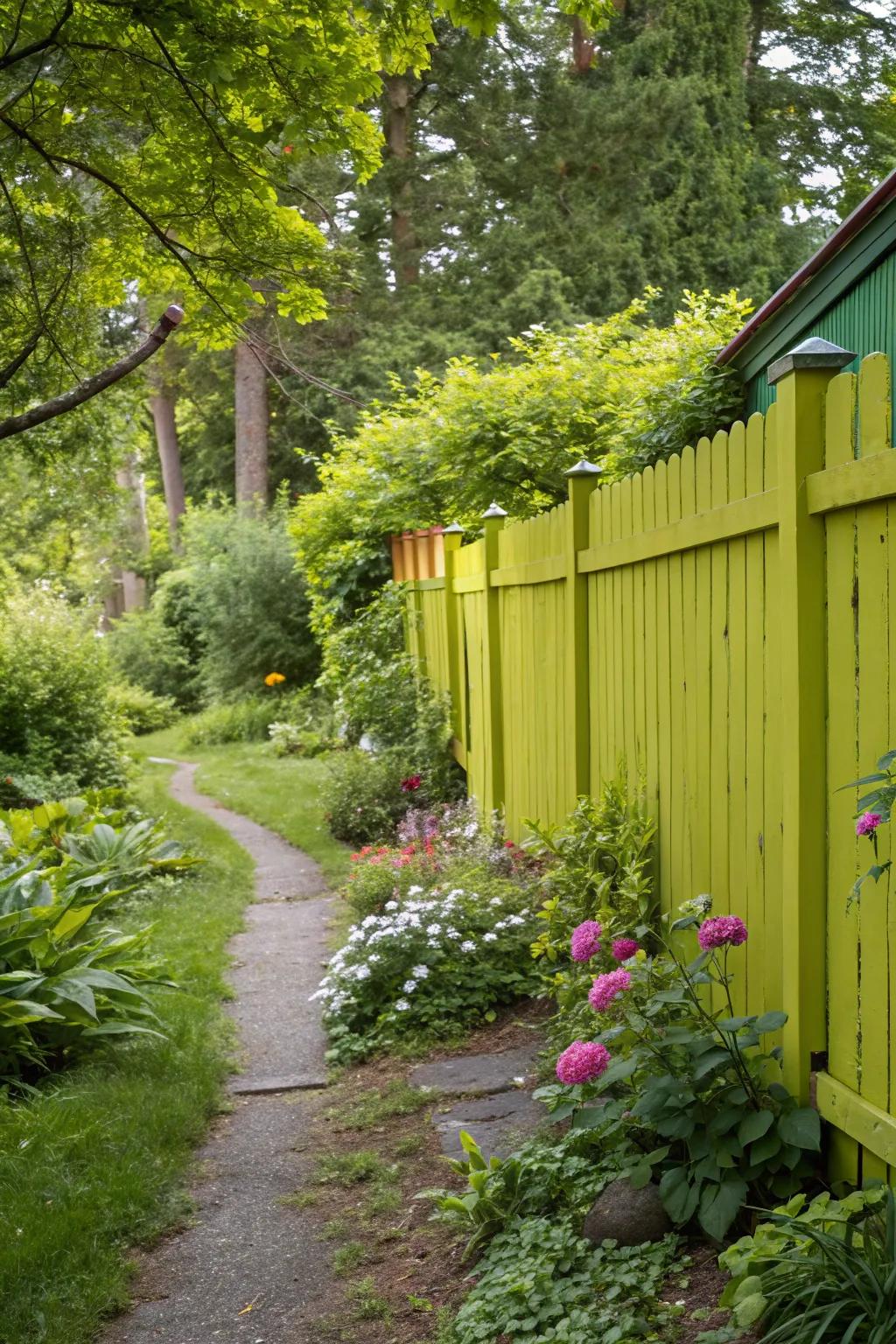 A modern layer of paint can breathe new life into a weary barrier.