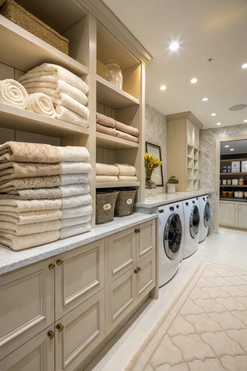 With premium textiles, add luxury.