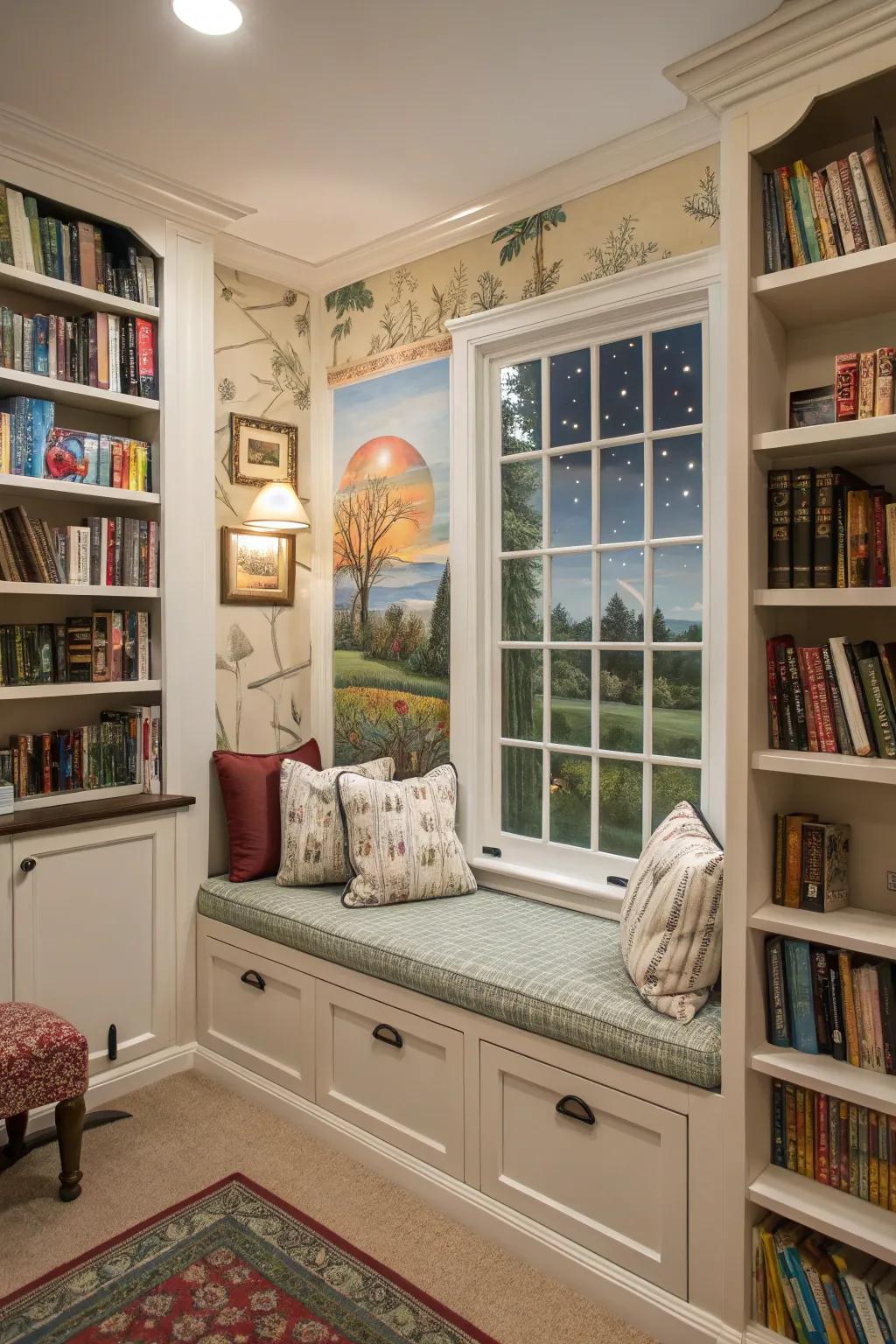 Tailored nooks can make your library uniquely yours.