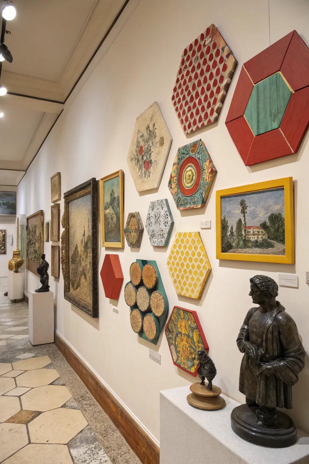 Disparate configurations contribute a spellbinding draft to the aesthetic.