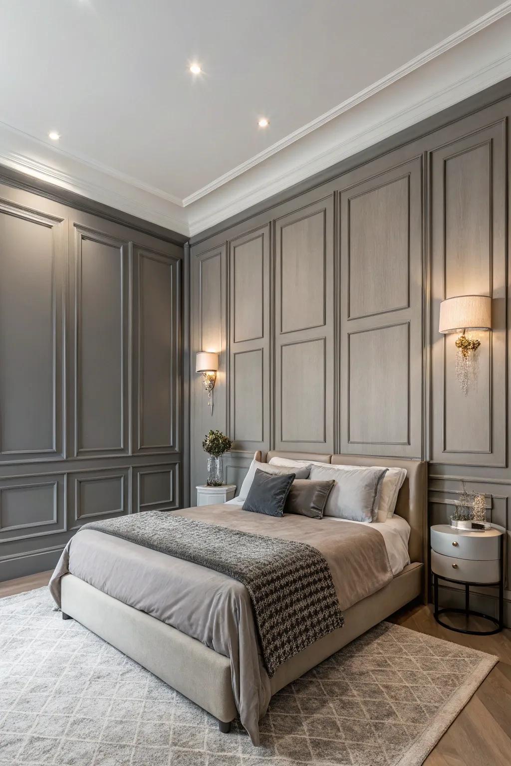 Monotone paneling adds subtle sophistication.