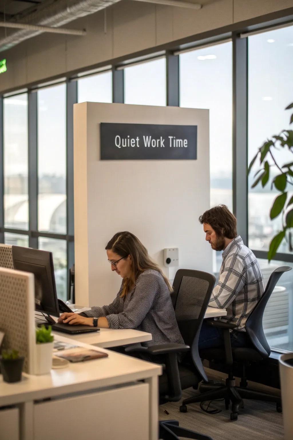 Creating a culture of quiet helps you focus and do better work.