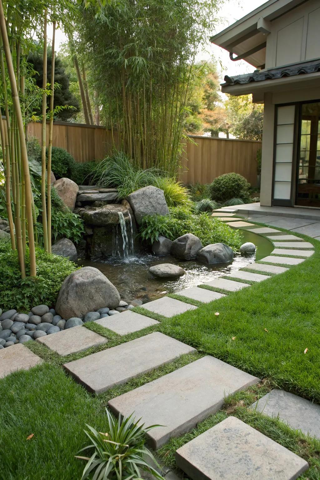 Tranquil gardens furnish a sanctuary for mindfulness.