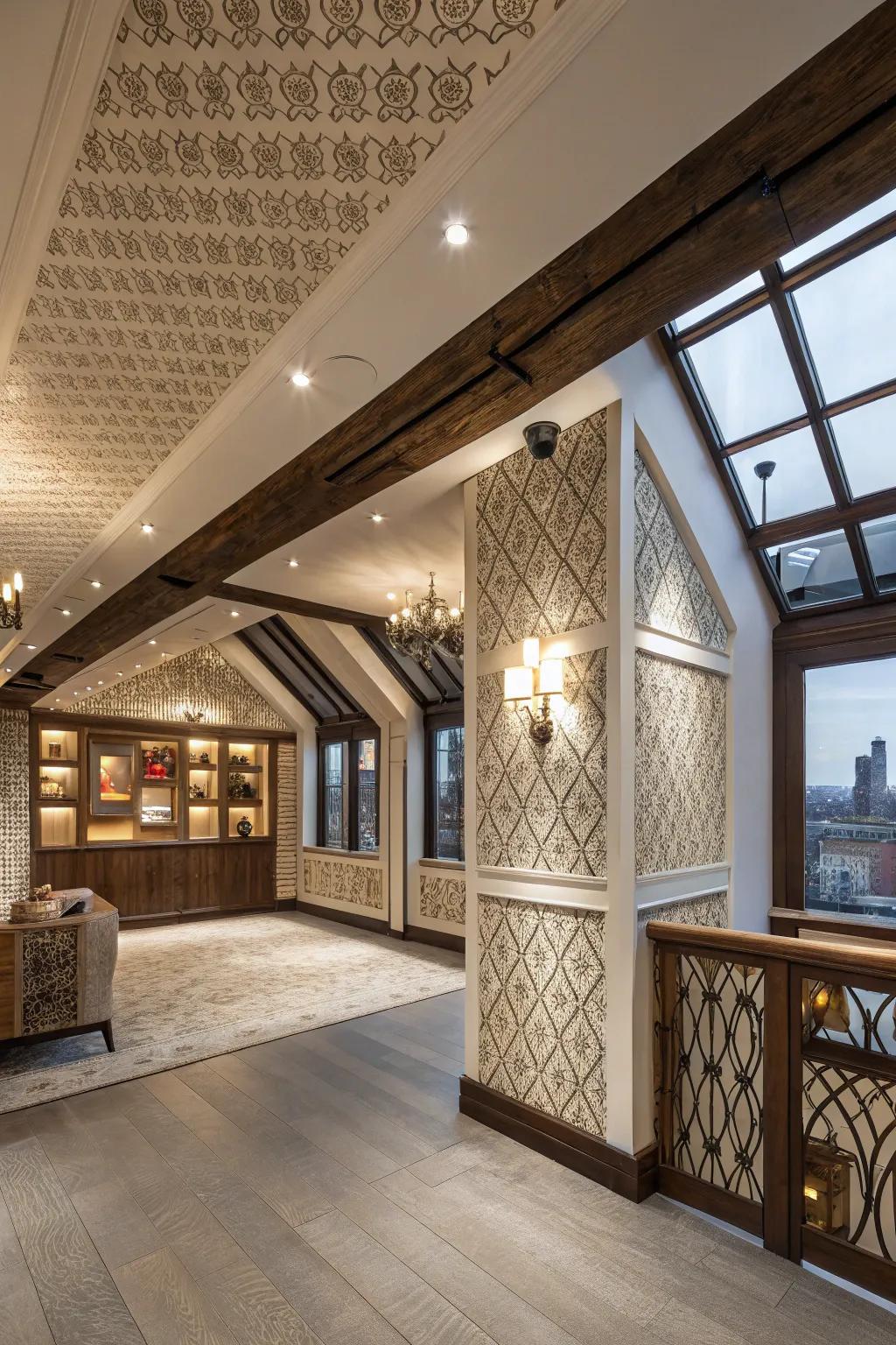 Structural elements add depth and character.