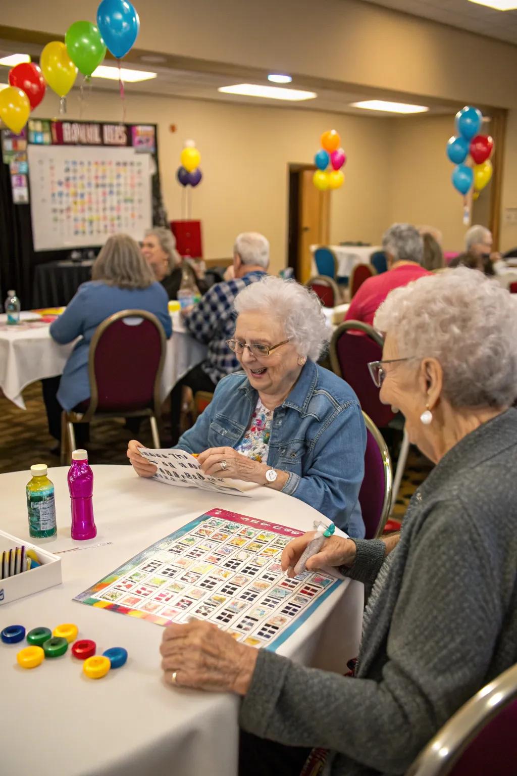 Interactive games sustain guest engagement and entertainment.
