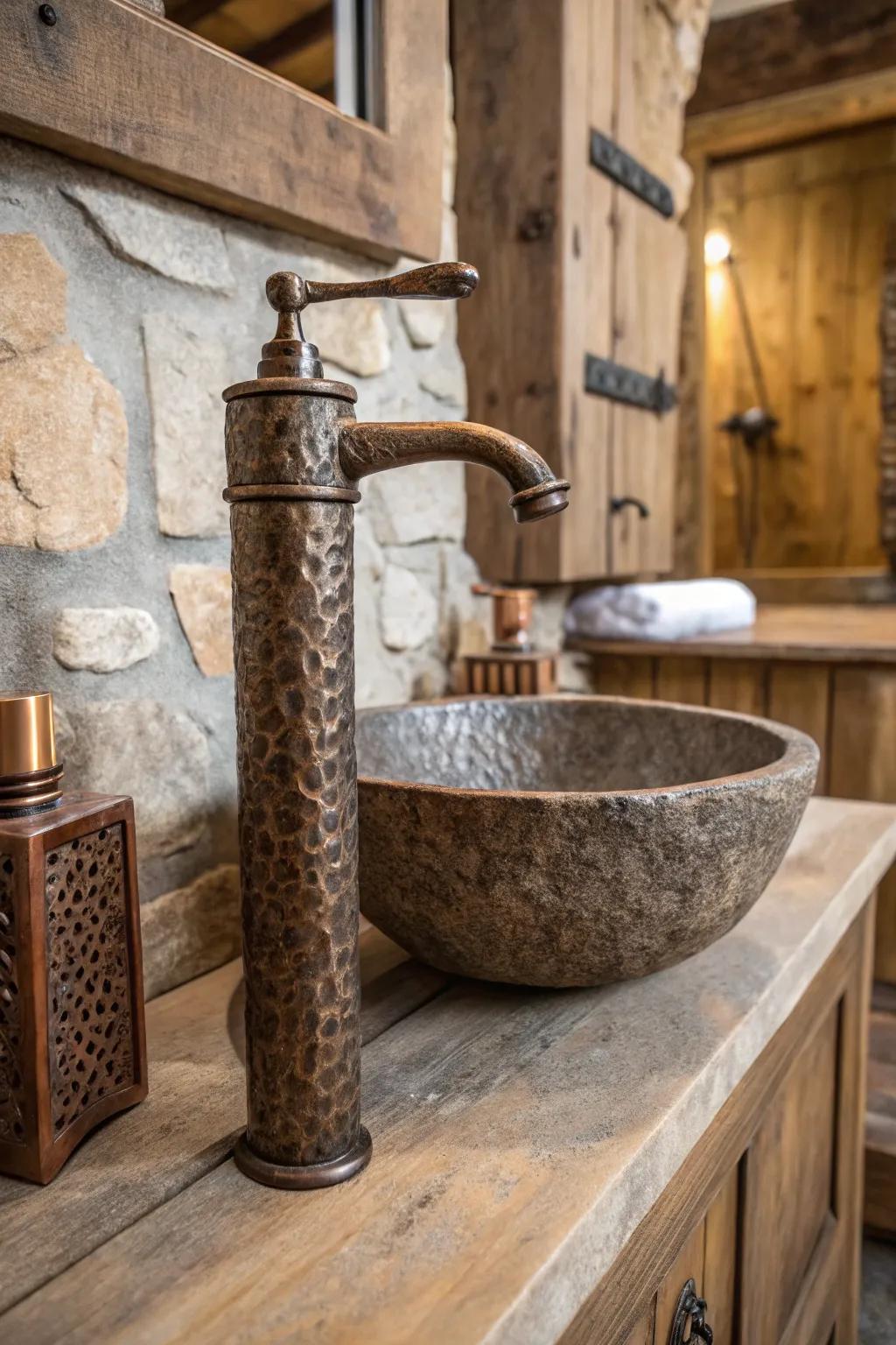 Textured finishes add depth and intrigue to country spaces.