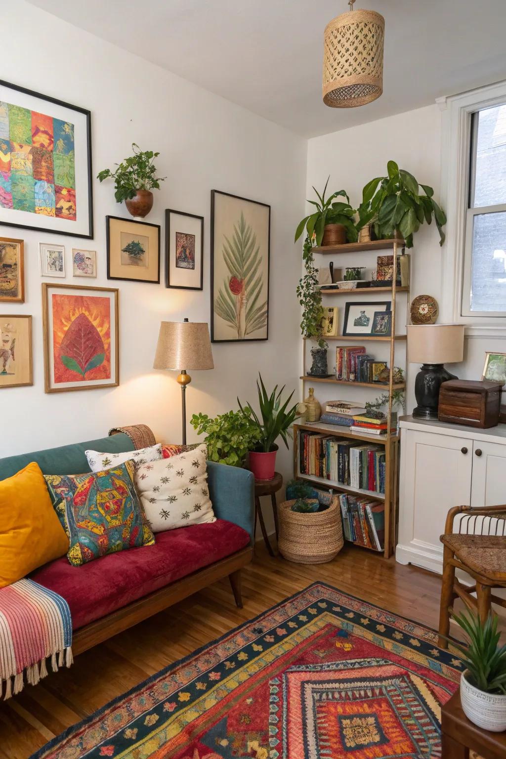 Personal items make your space unique.