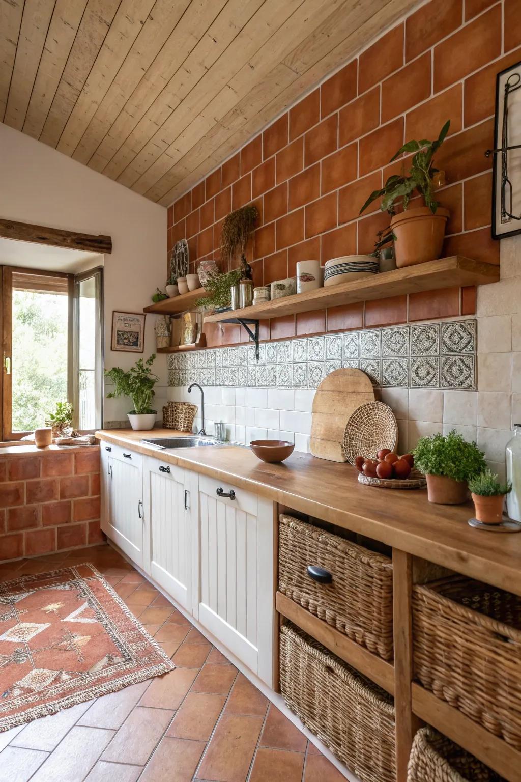 Warm up your area with clay vibes.