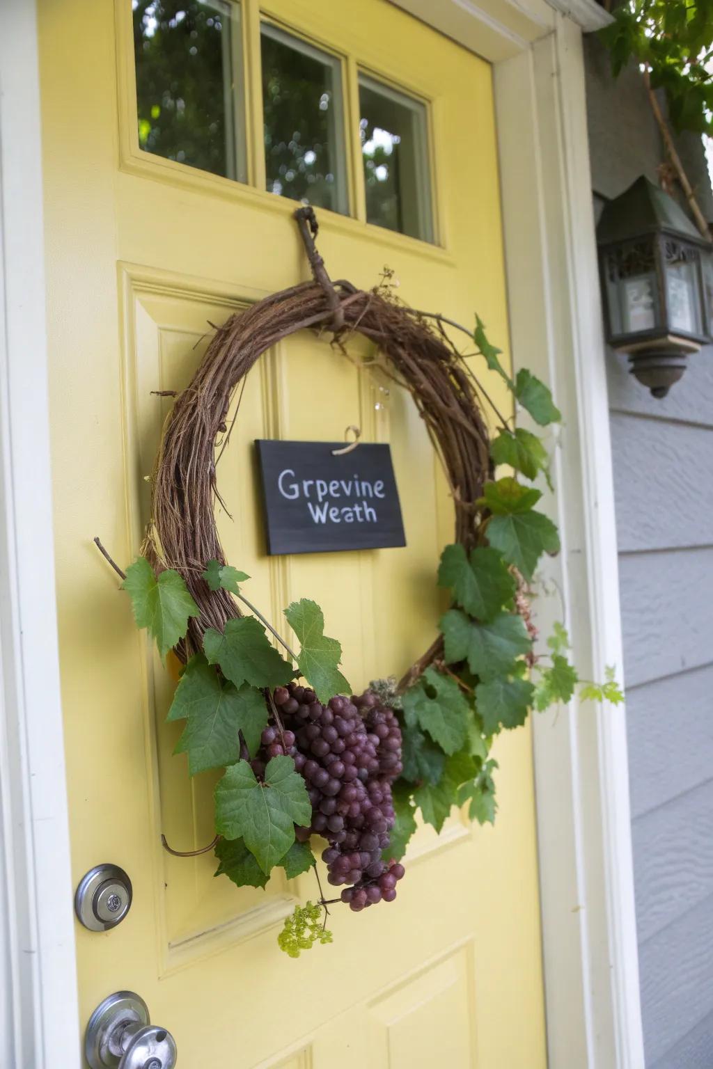 Personalize your creation through a welcoming slate board.