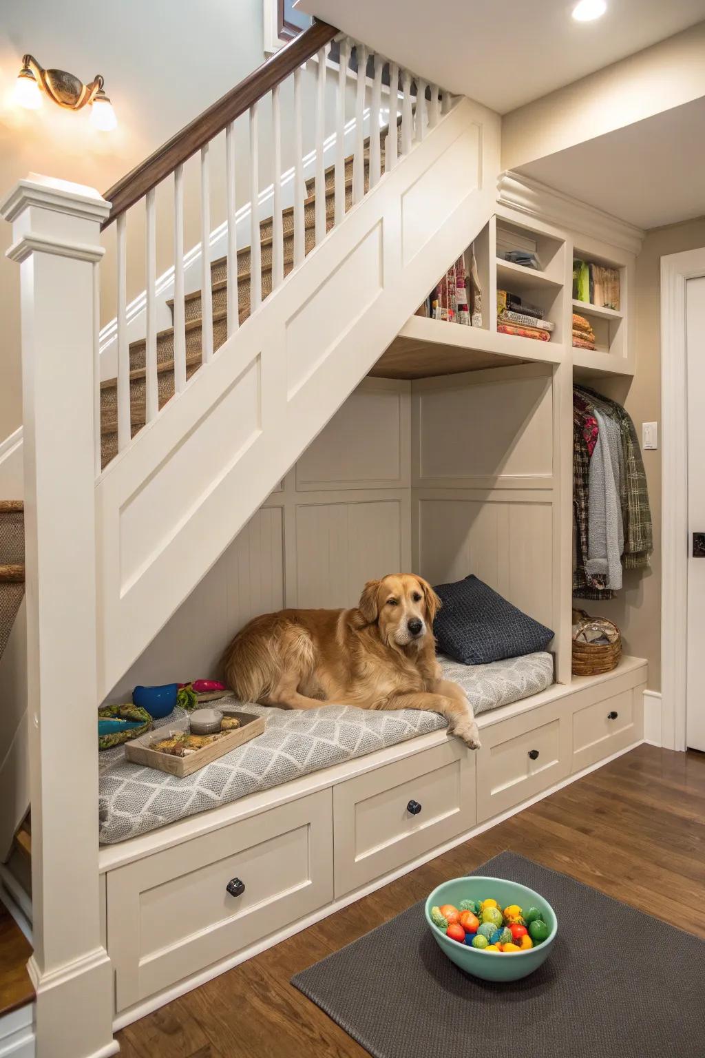 A customized approach ensures the space meets your pet's unique requirements.