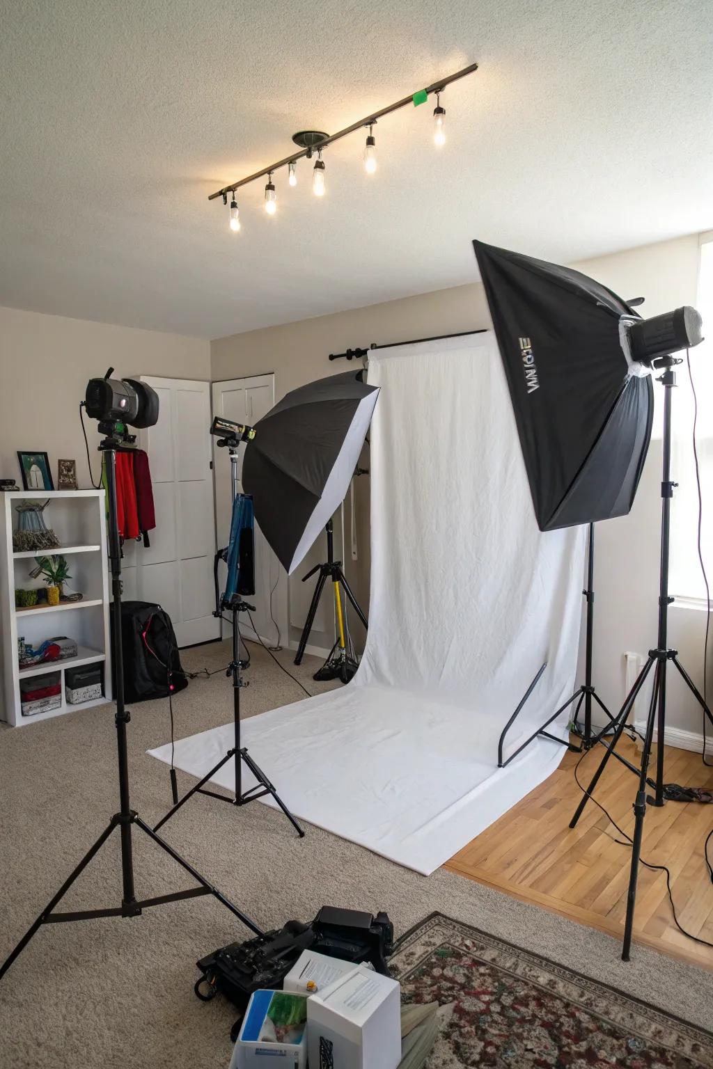 Enhance your photography skills in your studio.