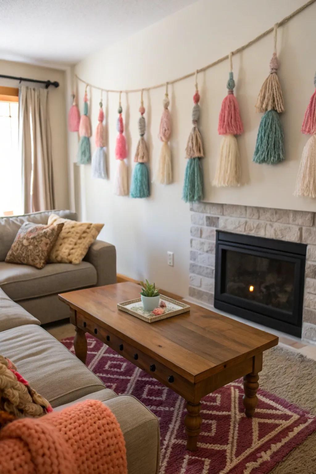 Knitted components contribute warmth and coziness.