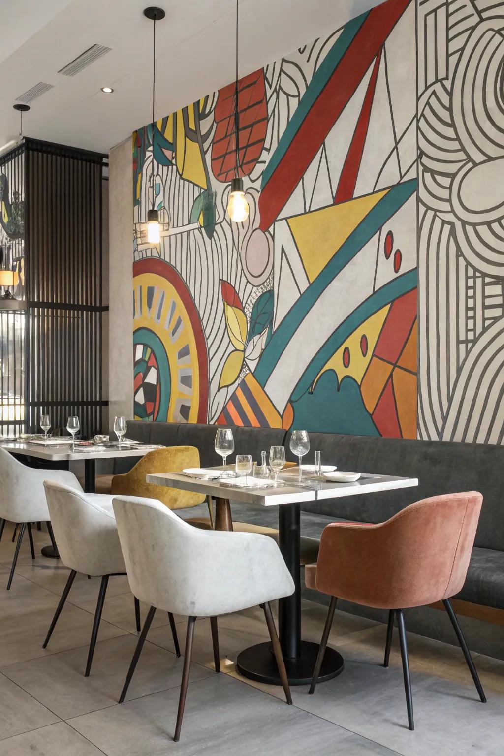 Bold and graphic designs make a striking statement.