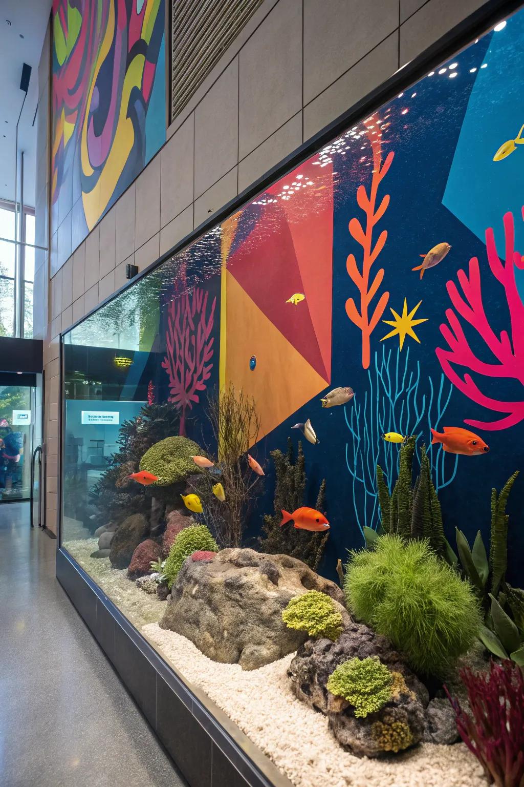 Freeform craft transforms the tank canvas into a current classic.
