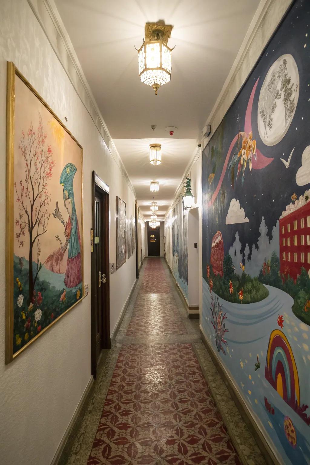 Surreal art invites guests to see the world differently.
