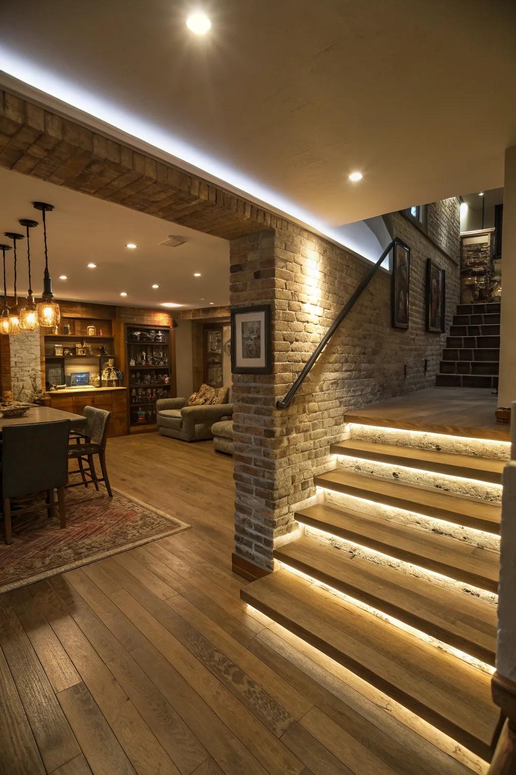 Layered illumination crafts adaptable ambiance.