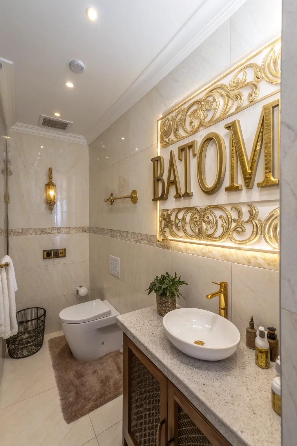 Elevate your design with gold accented markers.