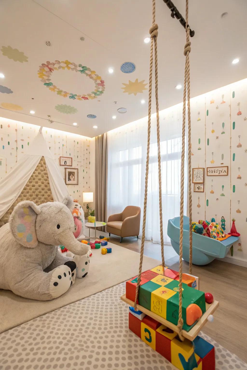 Add a touch of magic with whimsical decor elements.