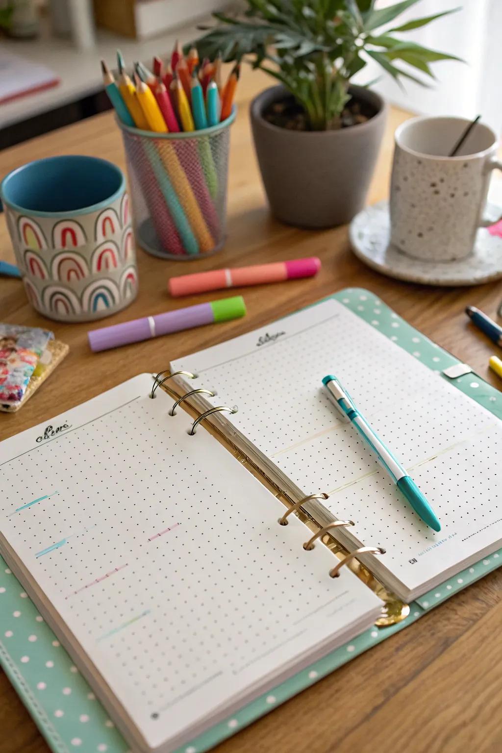 Journal for personalized tasks.