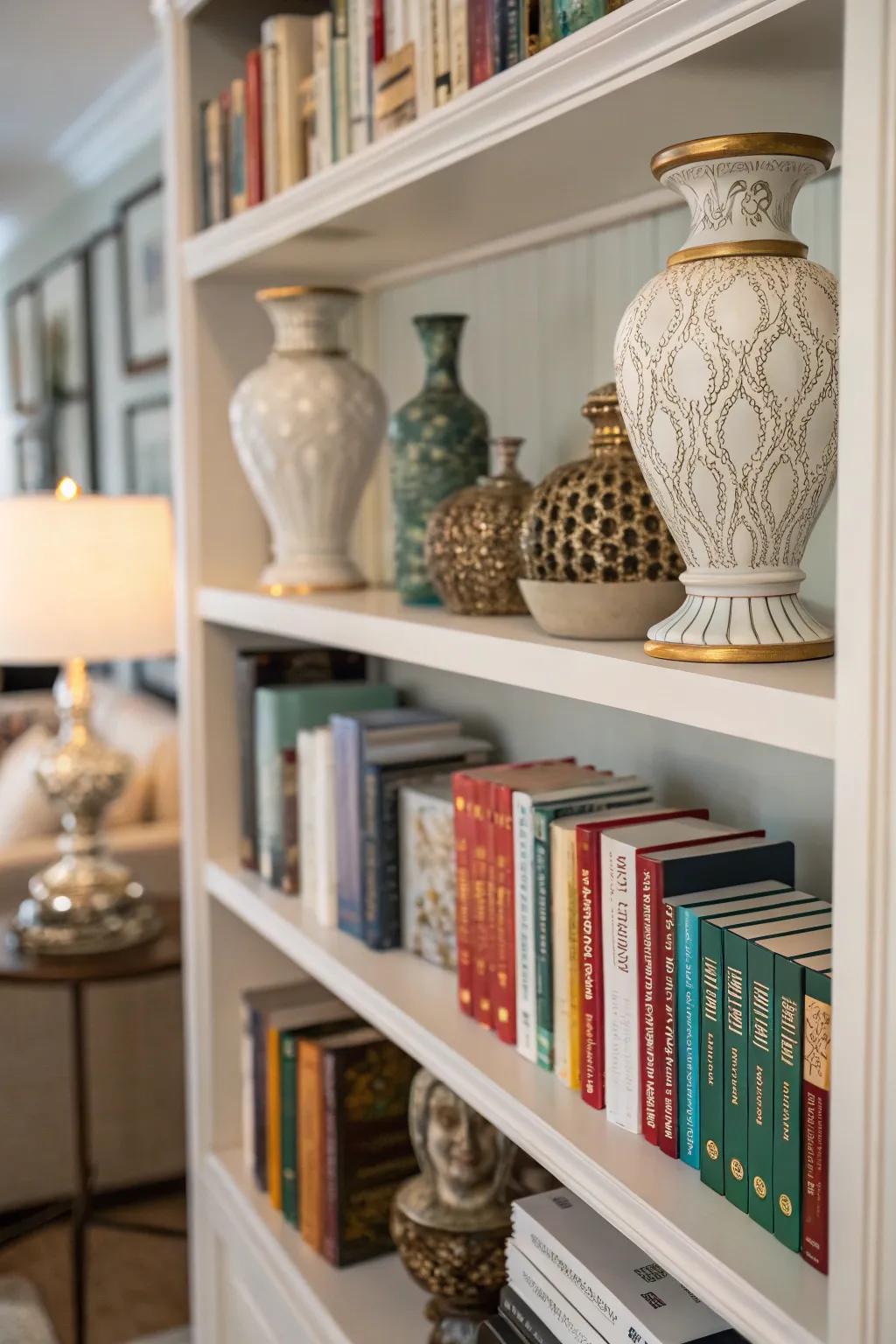 Creative book displays add style and intellect.