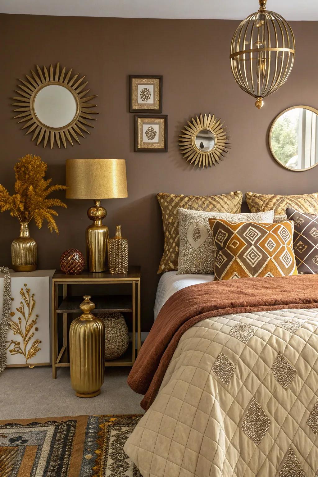 Varied accessories lend personality and charm.